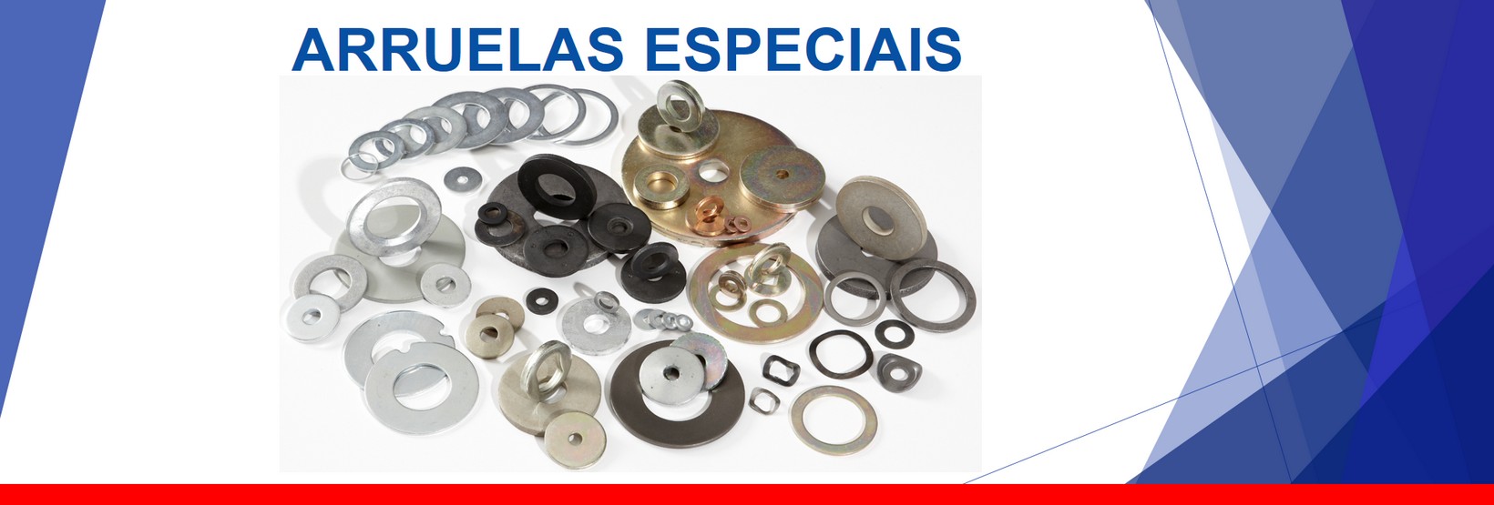 Arruelas especiais