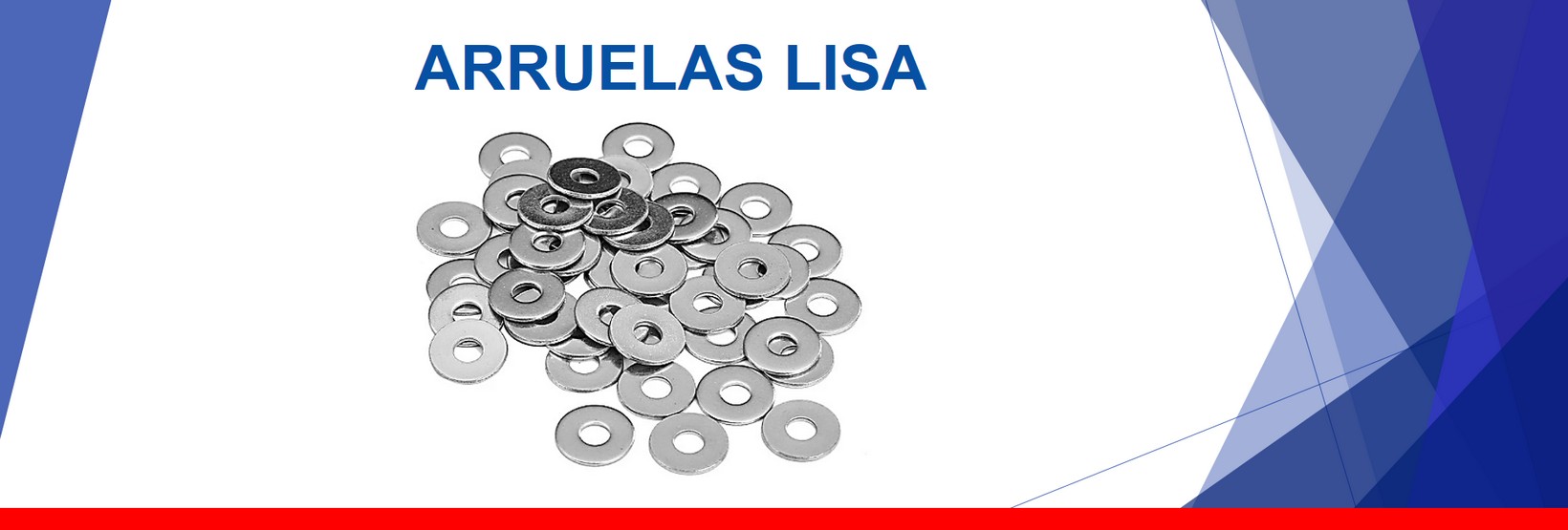 Arruelas lisa